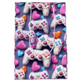 Sac Cadeau Moyen La Saint Valentin du joueur (Dos)