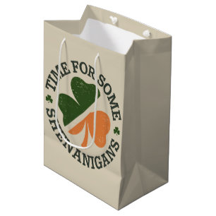Sac Cadeau Moyen La St. Patrick's Time pour quelques clover Farces