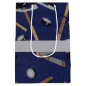 Sac Cadeau Moyen La vie est hockey (Dos)