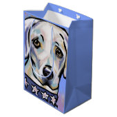 Sac Cadeau Moyen Labrador Retriever (Dos Angle)