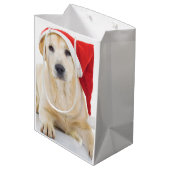 Sac Cadeau Moyen Labrador Retriever Père Noël Medium Cadeau (Dos Angle)