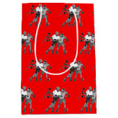 Sac Cadeau Moyen Lacrosse Team Red (Devant)