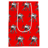 Sac Cadeau Moyen Lacrosse Team Red (Dos)