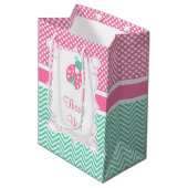 Sac Cadeau Moyen Ladybug Ladybird Anniversaire Merci de fête (Devant Angle)