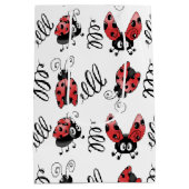 Sac Cadeau Moyen Ladybug Whimsical Et Les Flèches (Dos)