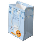 Sac Cadeau Moyen Lait et cookies (Dos Angle)