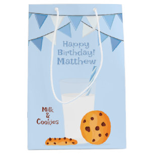 Sac Cadeau Moyen Lait et cookies