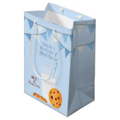 Sac Cadeau Moyen Lait et cookies (Devant Angle)