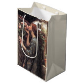 Sac Cadeau Moyen L'âme du Rose (par John William Waterhouse) (Devant Angle)