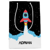 Sac Cadeau Moyen Lancement de fusées dans l'espace extra-atmosphéri (Devant)