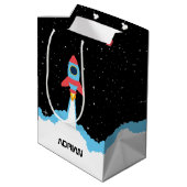 Sac Cadeau Moyen Lancement de fusées dans l'espace extra-atmosphéri (Dos Angle)