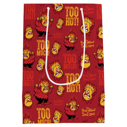 Sac Cadeau Moyen L'ANNÉE SANS Motif SANTA CLAUS™ Heat Miser (Dos)