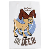 Sac Cadeau Moyen L'ANNÉE SANS SANTA CLAUS™ | Vixen "Oh Deer" (Devant)