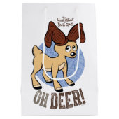 Sac Cadeau Moyen L'ANNÉE SANS SANTA CLAUS™ | Vixen "Oh Deer" (Dos)