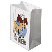 Sac Cadeau Moyen L'ANNÉE SANS SANTA CLAUS™ | Vixen "Oh Deer" (Dos Angle)