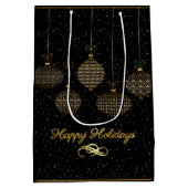 Sac Cadeau Moyen Lanternes D'Or Et Poussière Sur Médiu Arrière - pl (Dos)