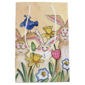 Sac Cadeau Moyen Lapins (Devant)