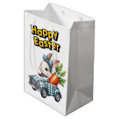 Sac Cadeau Moyen Lapins de Pâques (Dos Angle)