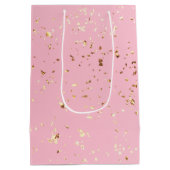 Sac Cadeau Moyen Lash extension Lashes Gold Parties scintillant Kit (Dos)