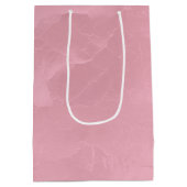 Sac Cadeau Moyen Lavage de Bébé Rose Chic Perle (Dos)