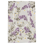 Sac Cadeau Moyen Lavande Lilac Design (Devant)