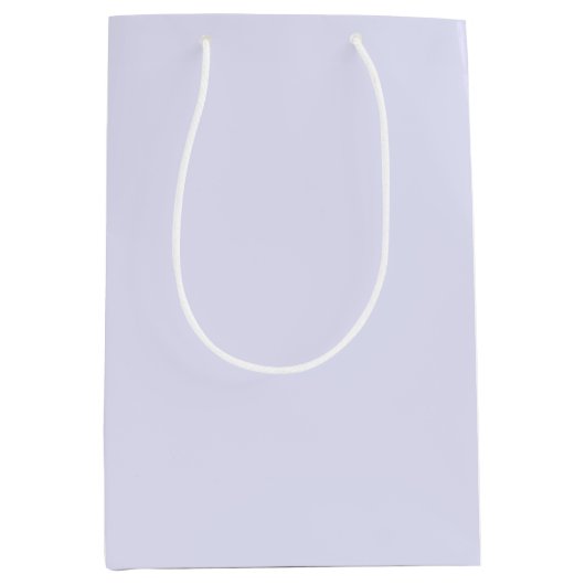 Sac cadeau moyen Lavande solide - Conception monoc (Devant)