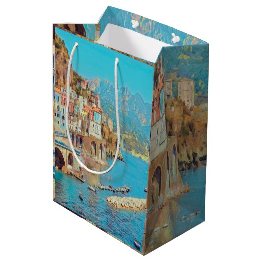 Sac Cadeau Moyen ldp ATRANI - Côte d'Amalfi - (Dos Angle)