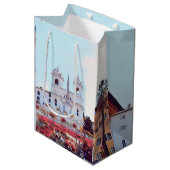 Sac Cadeau Moyen ldp PIAZZA DI SPAGNA - Rome - avec fleurs (Devant Angle)