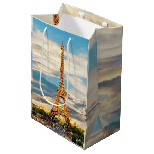 Sac Cadeau Moyen ldp TOUR EIFFEL - Paris - vue (Devant Angle)