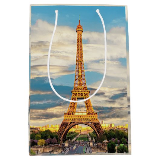 Sac Cadeau Moyen ldp TOUR EIFFEL - Paris - vue (Devant)