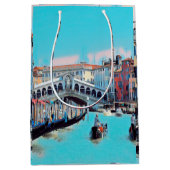 Sac Cadeau Moyen ldp VENICE - gondolas - rialto - (Devant)