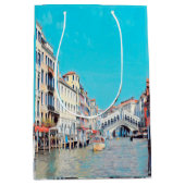 Sac Cadeau Moyen ldp VENICE - Grand Canal - Plage du Rialto - (Devant)