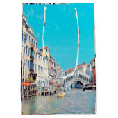 Sac Cadeau Moyen ldp VENICE - Grand Canal - Plage du Rialto - (Dos)