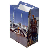 Sac Cadeau Moyen ldp Venice - PONT RIALTO - (Devant Angle)