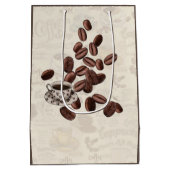 Sac Cadeau Moyen Le café suédois Fika (Dos)