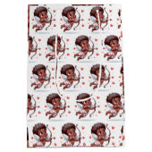 Sac Cadeau Moyen Le charme de Cupidon Be My Valentine (Dos)