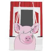 Sac Cadeau Moyen Le cochon de campagne avec la barne MGB (Dos)