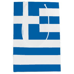 Sac Cadeau Moyen Le drapeau national de la Grèce