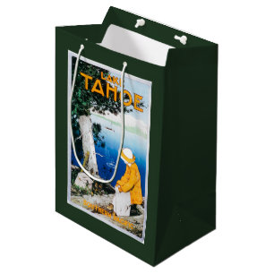 Sac Cadeau Moyen Le lac Tahoe PosterLake promotionnel Tahoe, CA