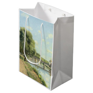 Sac Cadeau Moyen Le Pont Du Chemin De Fer Camille Pissarro