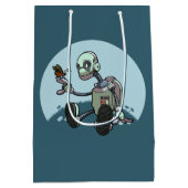 Sac Cadeau Moyen Le robot curieux voit sa première bande dessinée (Dos)