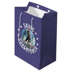 Sac Cadeau Moyen Le Ski Est Ma Superpuissance