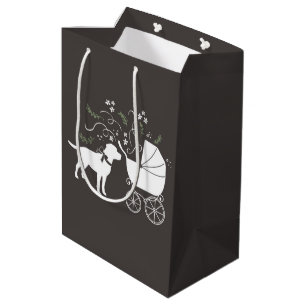 Sac Cadeau Moyen Le thème du chien du Labrador Baby shower Neutre