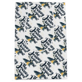 Sac Cadeau Moyen Le voyage commence maintenant (Devant)