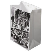 SAC CADEAU MOYEN LEGENDARY GORILLA LESSONS LEARN (M) GIFT BAG (Devant Angle)