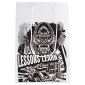 SAC CADEAU MOYEN LEGENDARY GORILLA LESSONS LEARN (M) GIFT BAG (Dos)