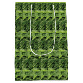 Sac Cadeau Moyen Légumes feuillus verts (Dos)