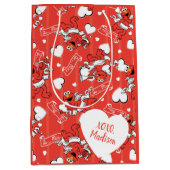 Sac Cadeau Moyen L'enfant d'Elmo Valentine (Devant)