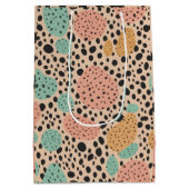 Sac Cadeau Moyen Leopard artwork au pastel (Dos)