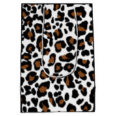 Sac Cadeau Moyen Leopard Big Cat Fur Motif Imprimer (Dos)